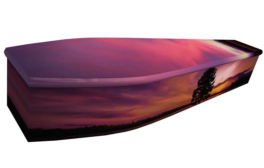 Contemporary Purple Sunset